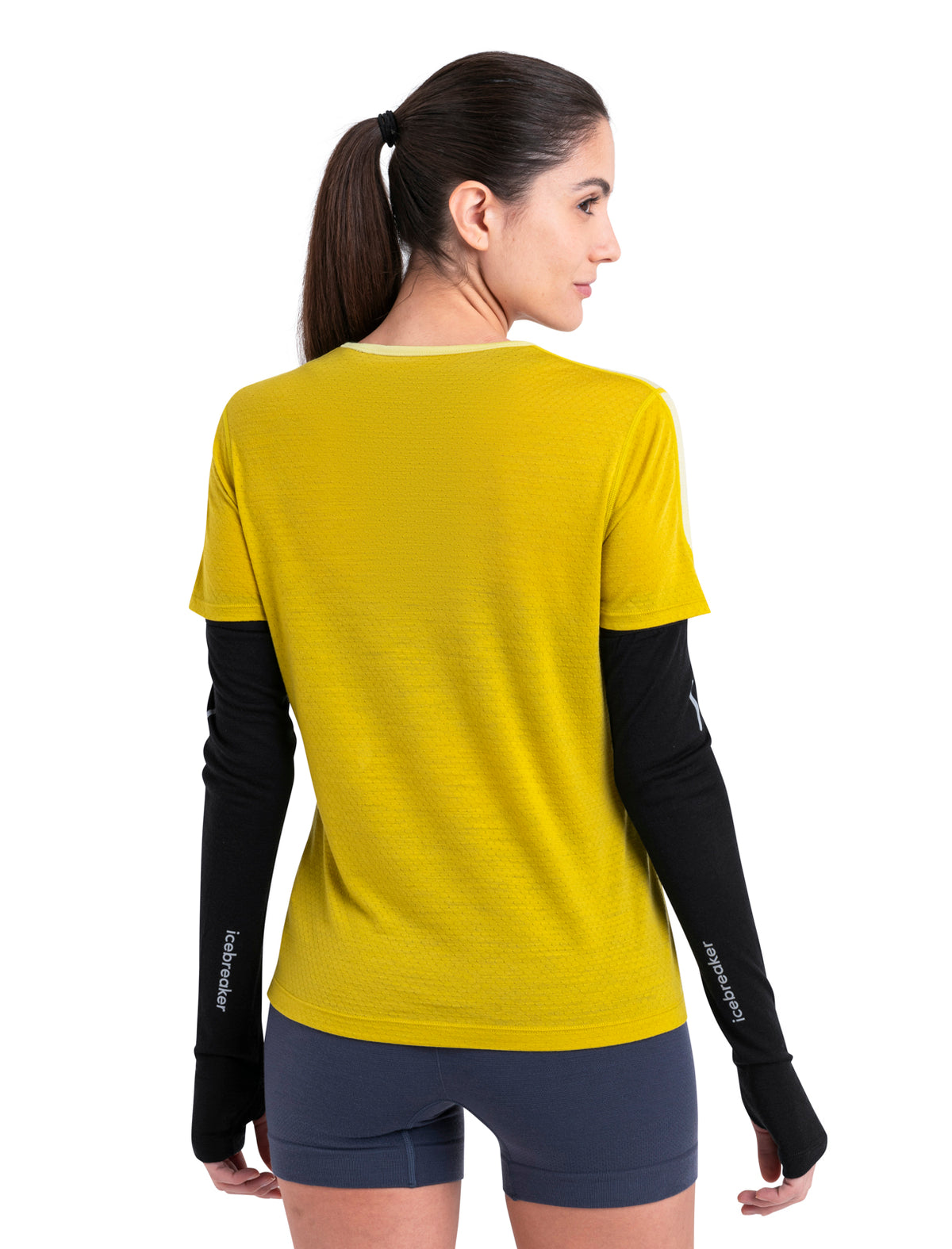 Women's Merino Blend 125 ZoneKnit™ Energy Wind Short Sleeve T-Shirt Lux/Lucid - 2