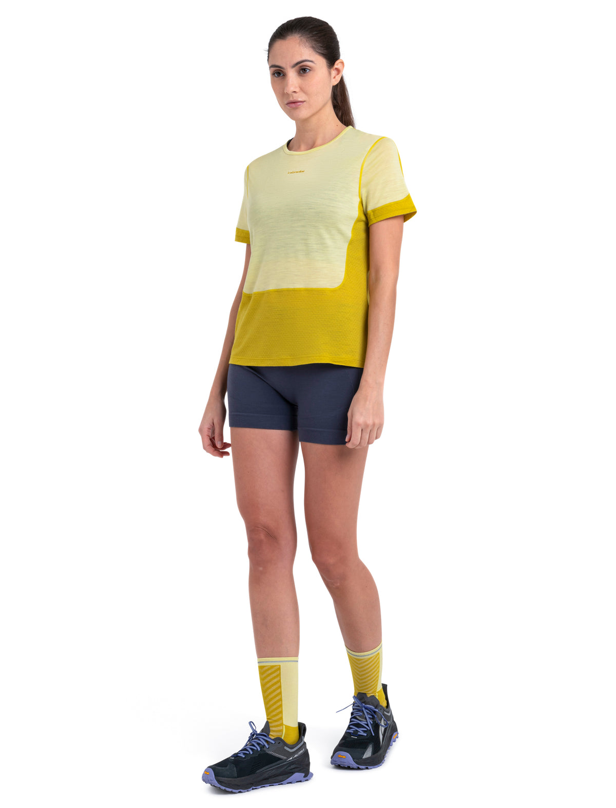 Women's Merino Blend 125 ZoneKnit™ Energy Wind Short Sleeve T-Shirt Lux/Lucid - 4
