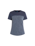 Women's Merino Blend 125 Cool-Lite™ Sphere Short Sleeve T-Shirt Colour Block Graphite Heather/Graphite - 9