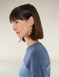 Women's Merino Blend 125 Cool-Lite™ Sphere Short Sleeve T-Shirt Colour Block Kyanite/Dawn - 4