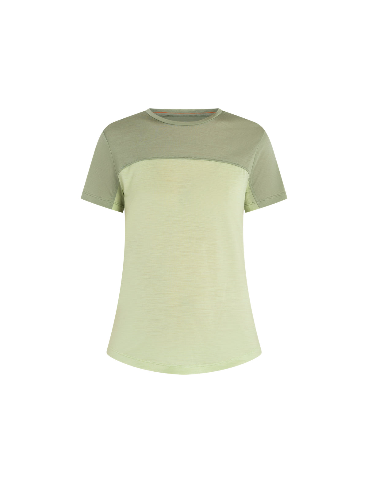 Women's Merino Blend 125 Cool-Lite™ Sphere Short Sleeve T-Shirt Colour Block Glazen/Lichen - 5