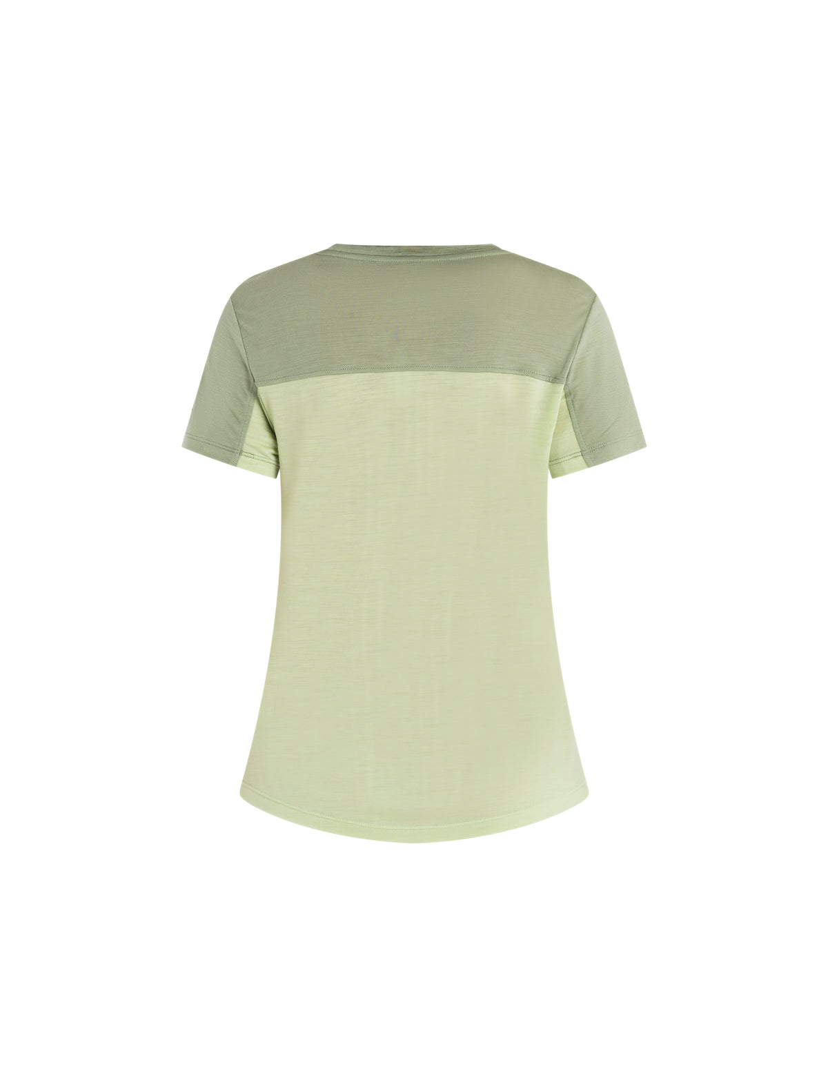 Women's Merino Blend 125 Cool-Lite™ Sphere Short Sleeve T-Shirt Colour Block Glazen/Lichen - 6