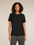 Women's Merino 150 Tech Lite Short Sleeve Relaxed T-Shirt Black - 1