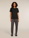 Women's Merino 150 Tech Lite Short Sleeve Relaxed T-Shirt Black - 3
