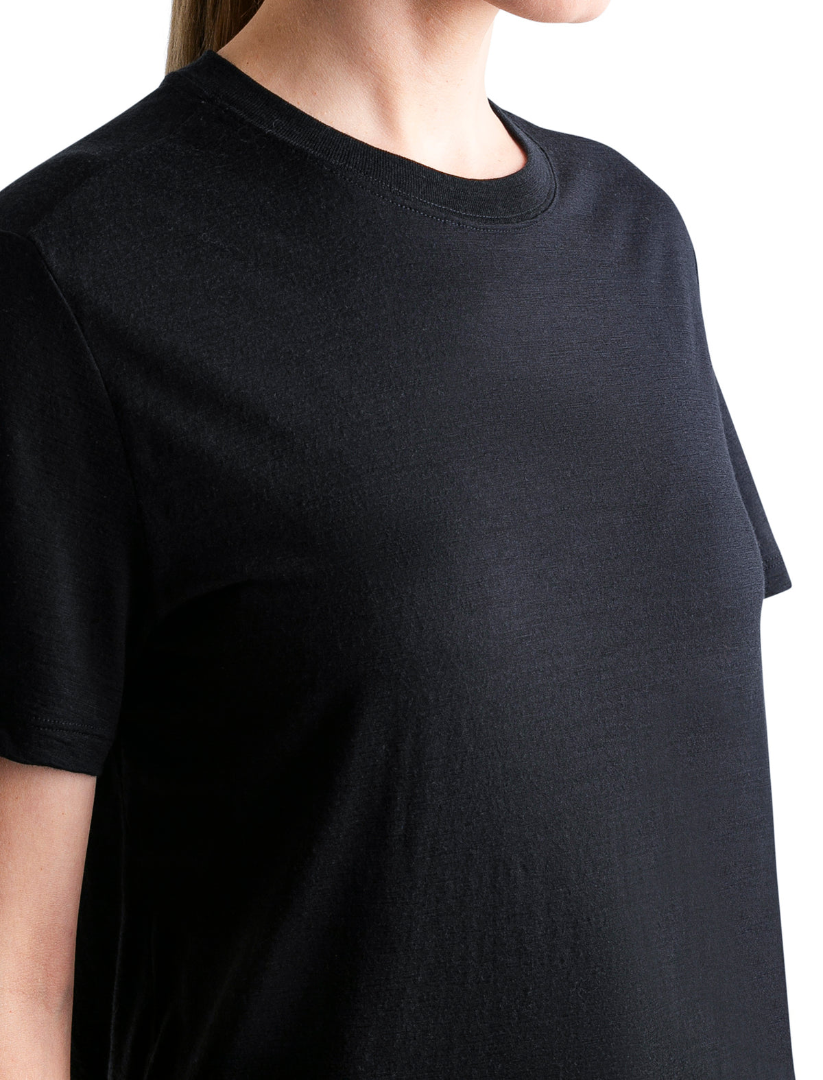 Women's Merino 150 Tech Lite Short Sleeve Relaxed T-Shirt Black - 5