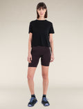 Women's Merino 150 Tech Lite Short Sleeve Crop T-Shirt Black - 3