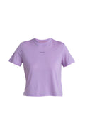 Women's Merino 150 Tech Lite Short Sleeve Crop T-Shirt Purple Gaze - 7