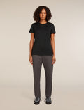Women's Merino 150 Tech Lite Short Sleeve T-Shirt Black - 3