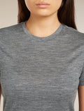 Women's Merino 150 Tech Lite Short Sleeve T-Shirt Gritstone Heather - 5