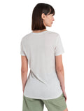 Women's Merino 150 Tech Lite Short Sleeve Scoop T-Shirt Icebreaker Logo Reflections  - 2