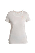 Women's Merino 150 Tech Lite Short Sleeve Scoop T-Shirt Icebreaker Logo Reflections  - 7