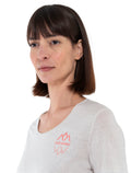 Women's Merino 150 Tech Lite Short Sleeve Scoop T-Shirt Icebreaker Logo Reflections  - 5