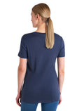 Women's Merino 150 Tech Lite Short Sleeve Scoop T-Shirt Icebreaker Logo Reflections  - 2