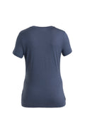 Women's Merino 150 Tech Lite Short Sleeve Scoop T-Shirt Icebreaker Logo Reflections  - 7