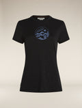 Women's Merino 150 Tech Lite Short Sleeve T-Shirt Camping Circle  - 7