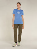 Women's Merino 150 Tech Lite Short Sleeve T-Shirt Camping Circle  - 3