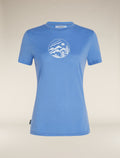Women's Merino 150 Tech Lite Short Sleeve T-Shirt Camping Circle  - 6
