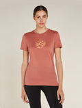Women's Merino 150 Tech Lite Short Sleeve T-Shirt Camping Circle  - 1