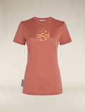 Women's Merino 150 Tech Lite Short Sleeve T-Shirt Camping Circle  - 6