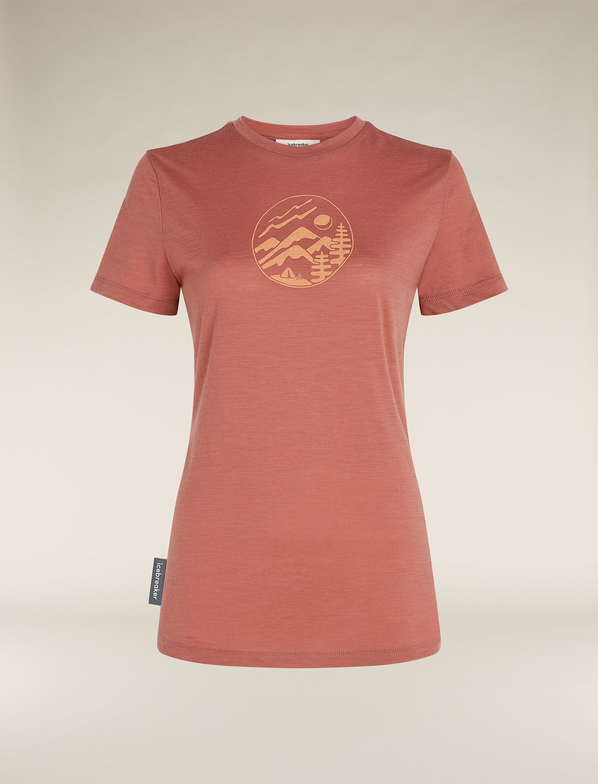 Women's Merino 150 Tech Lite Short Sleeve T-Shirt Camping Circle  - 6