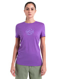 Women's Merino 150 Tech Lite Short Sleeve T-Shirt Camping Circle Magic - 1