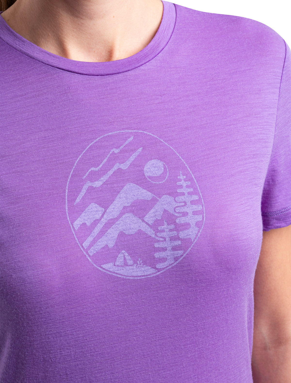 Women's Merino 150 Tech Lite Short Sleeve T-Shirt Camping Circle Magic - 5