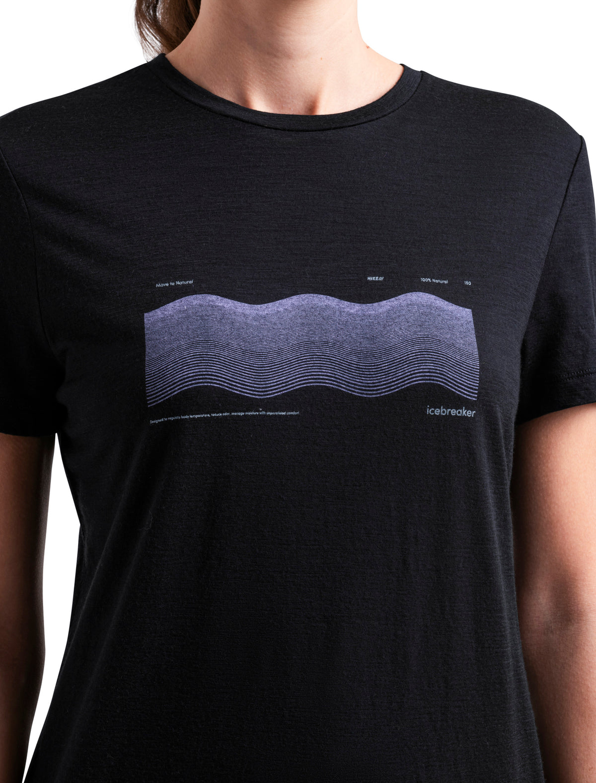 Women's Merino 150 Tech Lite III T-Shirt Contour Waves  - 5