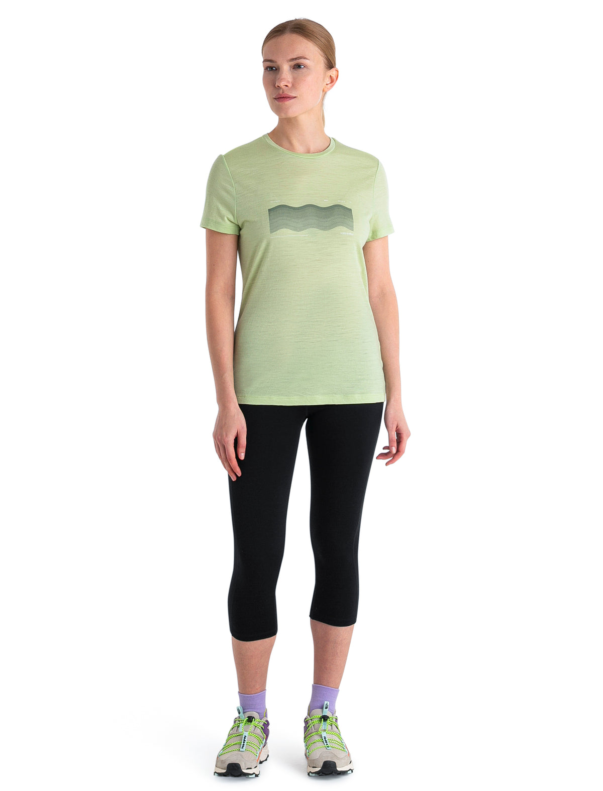 Women's Merino 150 Tech Lite III T-Shirt Contour Waves  - 3
