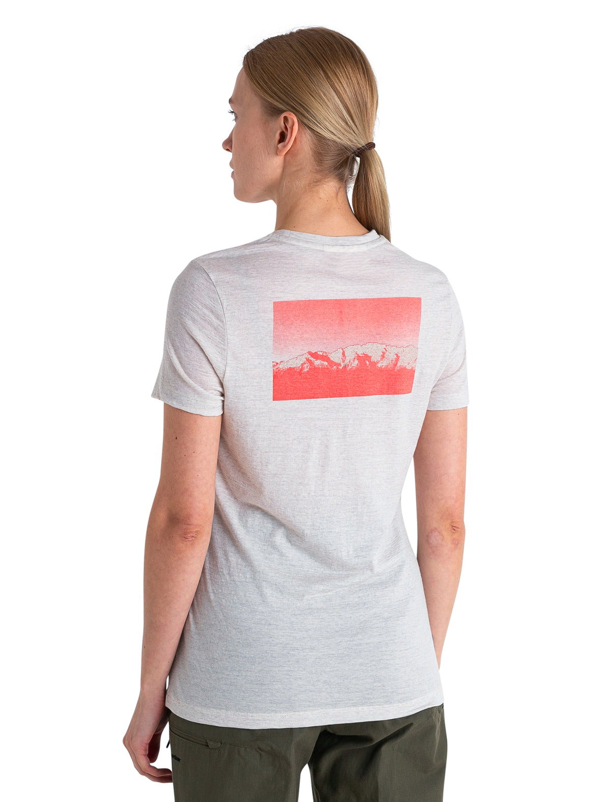 Women's Merino 150 Tech Lite III T-Shirt Natural Run Club 2.0  - 2