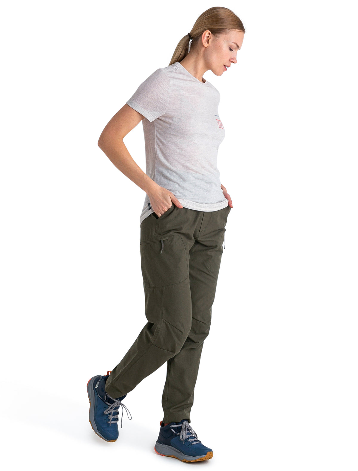 Women's Merino 150 Tech Lite III T-Shirt Natural Run Club 2.0  - 4