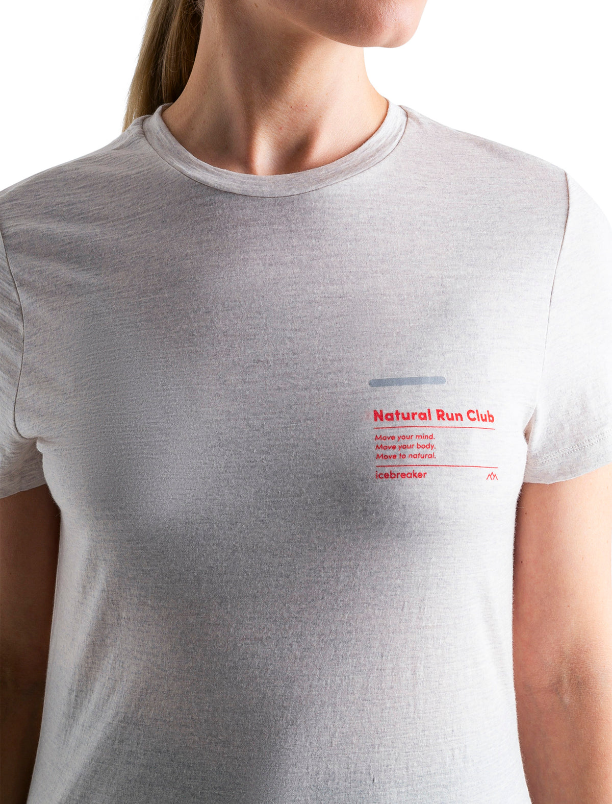 Women's Merino 150 Tech Lite III T-Shirt Natural Run Club 2.0  - 6