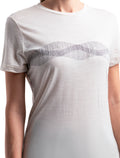 Women's Merino 150 Tech Lite III T-Shirt Mountain Lines Chalk - 5