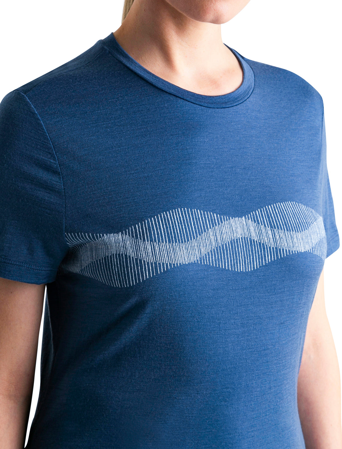 Women's Merino 150 Tech Lite III T-Shirt Mountain Lines Dawn - 5