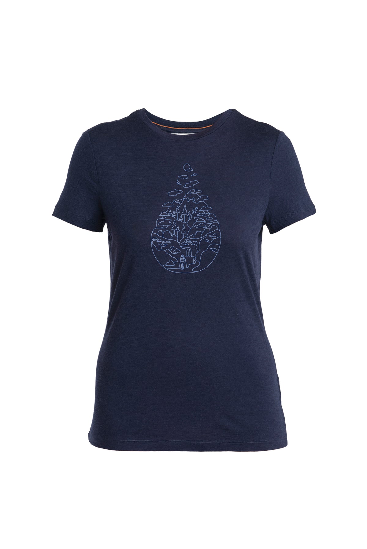 Women's Merino 150 Tech Lite III T-Shirt Hike Path Glacier - 6