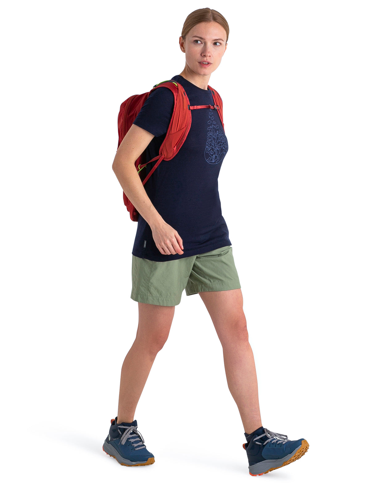 Women's Merino 150 Tech Lite III T-Shirt Hike Path Glacier - 4