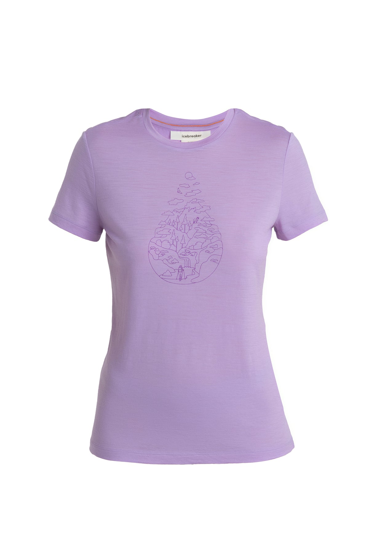 Women's Merino 150 Tech Lite III T-Shirt Hike Path Purple Gaze - 6