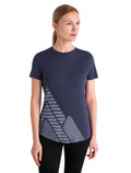Women's 125 Cool-Lite™ Merino Blend Sphere III T-Shirt Peak Quest Graphite - 1