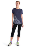 Women's 125 Cool-Lite™ Merino Blend Sphere III T-Shirt Peak Quest Graphite - 3