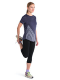 Women's 125 Cool-Lite™ Merino Blend Sphere III T-Shirt Peak Quest Graphite - 4