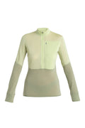 Women's Merino Blend 200 Realfleece™ Descender Long Sleeve Half Zip Jacket Glazen/Lichen - 7