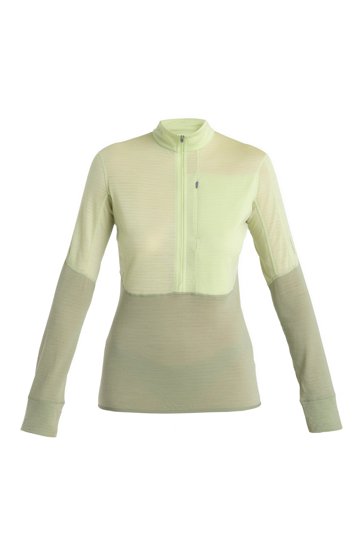 Women's Merino Blend 200 Realfleece™ Descender Long Sleeve Half Zip Jacket Glazen/Lichen - 7