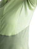 Women's Merino Blend 200 Realfleece™ Descender Long Sleeve Half Zip Jacket Glazen/Lichen - 6