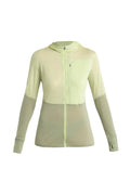 Women's Merino Blend 200 Realfleece™ Descender Long Sleeve Zip Hoodie Glazen/Lichen - 7