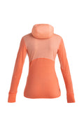 Women's Merino Blend 200 Realfleece™ Descender Long Sleeve Zip Hoodie Glow/Tang - 8