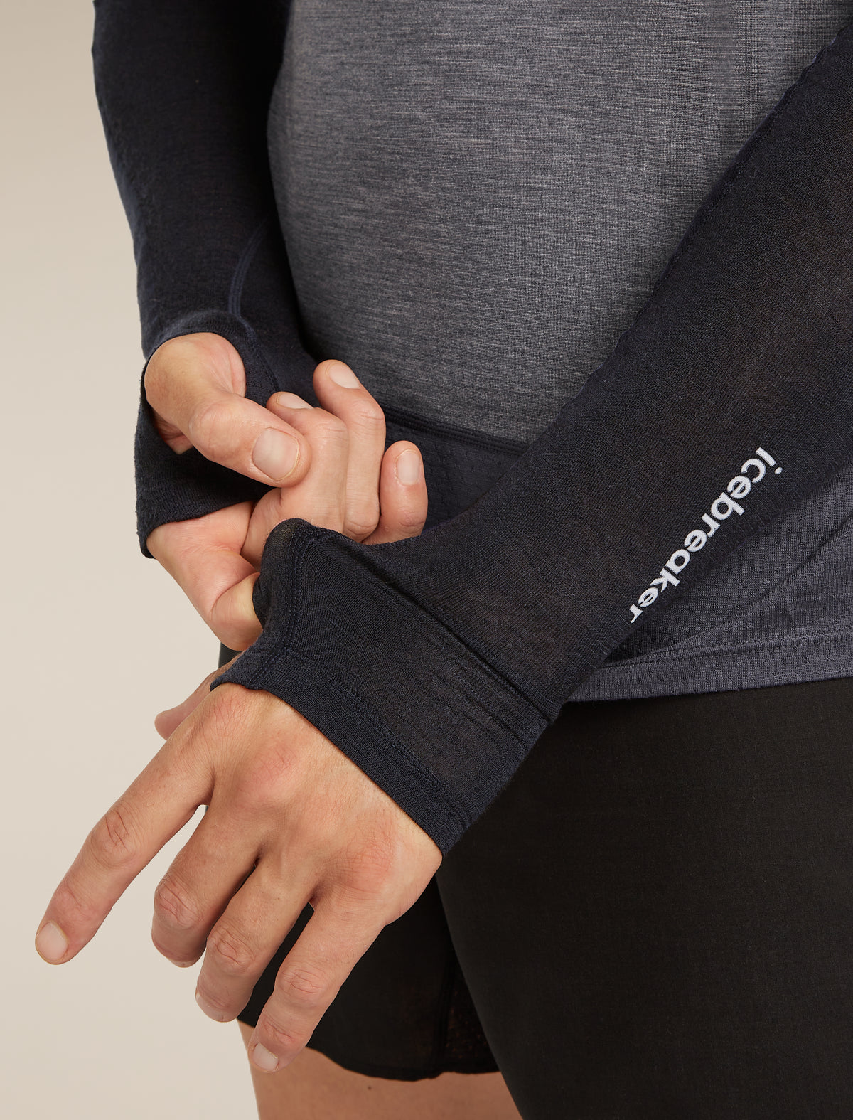 Unisex Merino 200 ZoneKnit™ Arm Sleeves Black - 5