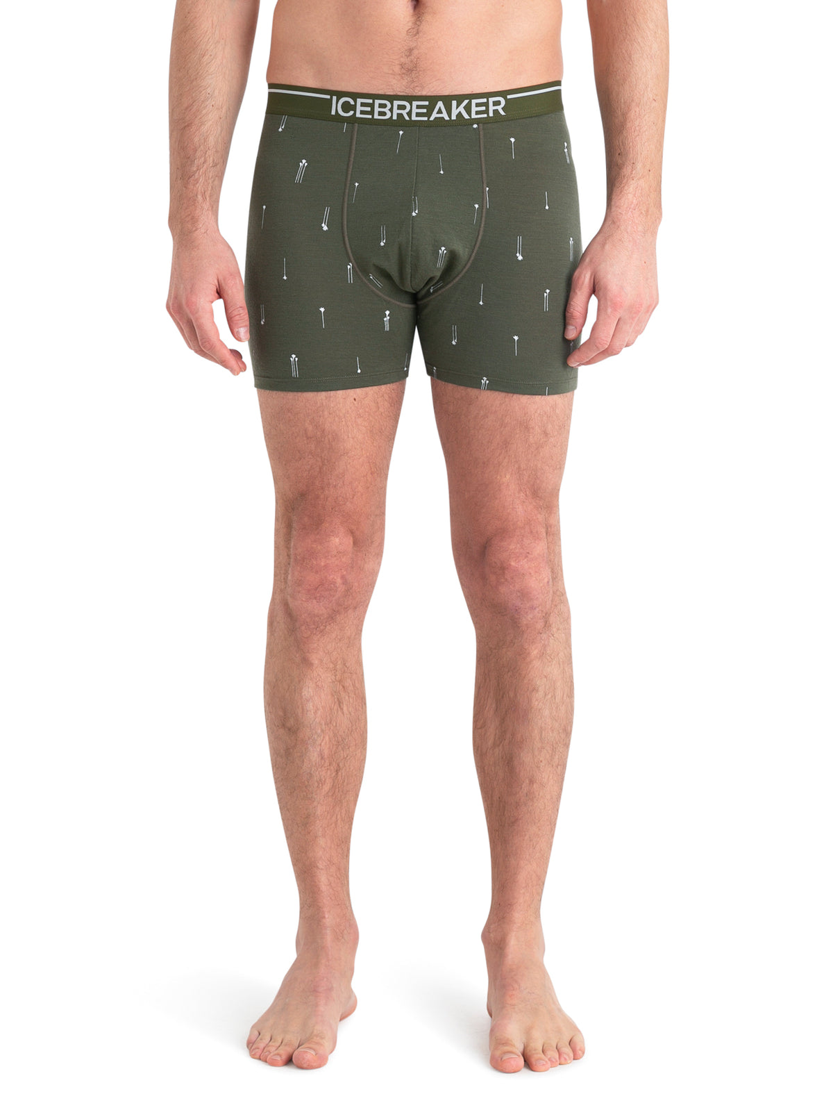 Men's Merino Anatomica Boxers Palm Trail Loden - 1