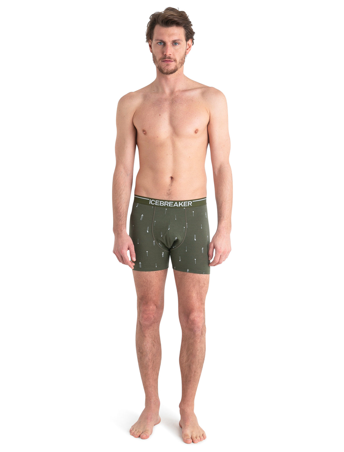 Men's Merino Anatomica Boxers Palm Trail Loden - 3