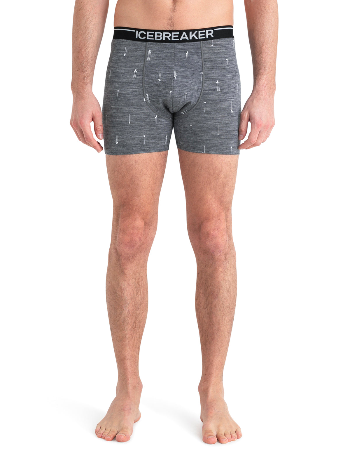 Men's Merino Anatomica Boxers Palm Trail Gritstone Heather - 1