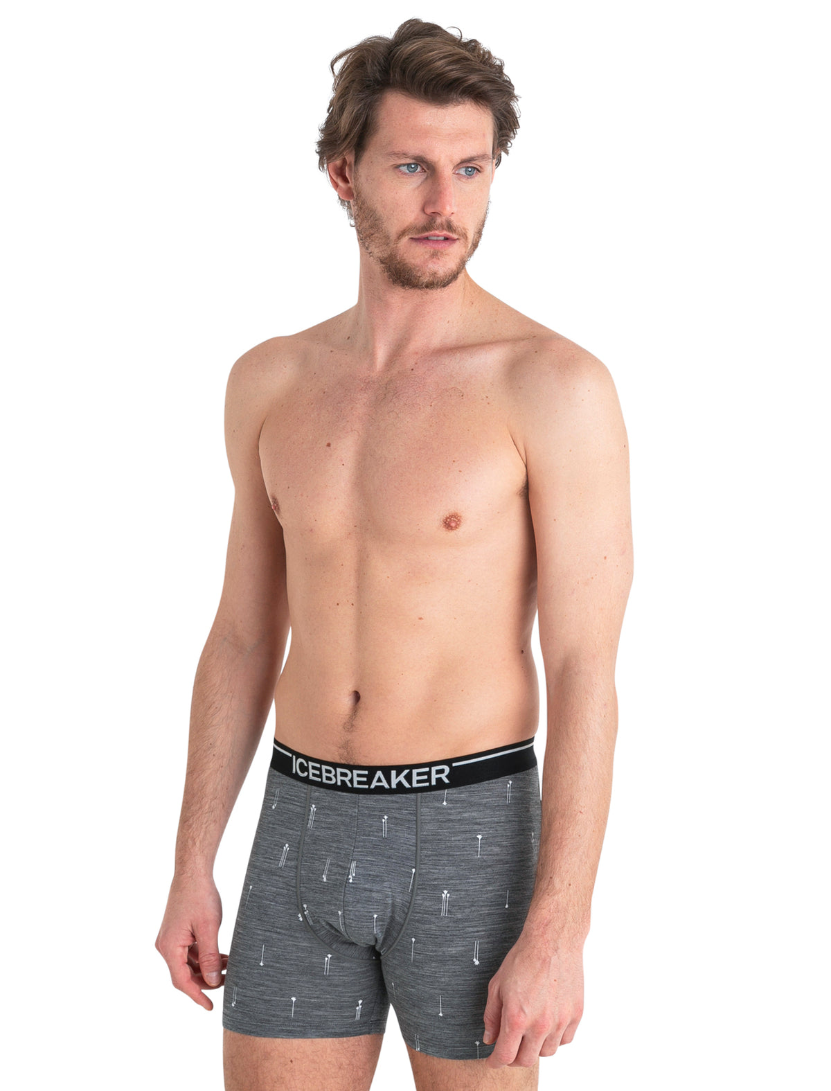Men's Merino Anatomica Boxers Palm Trail Gritstone Heather - 4