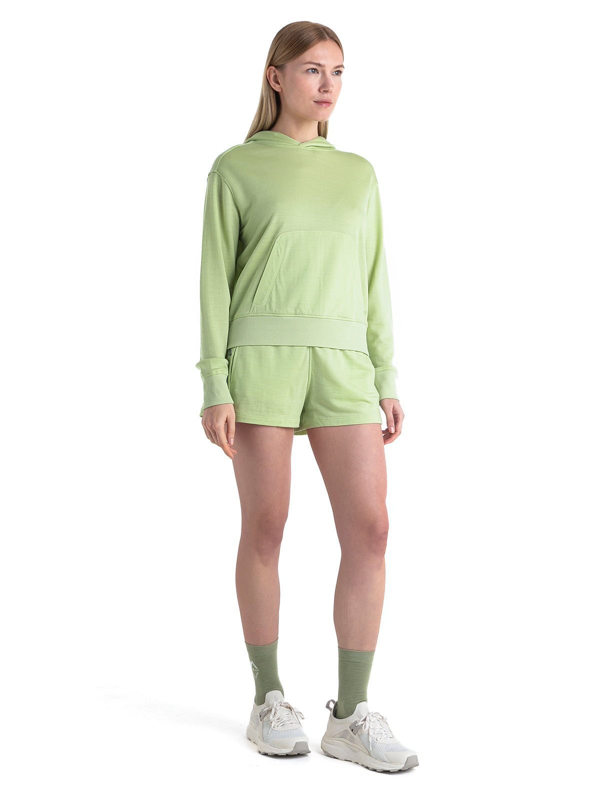 Women's Merino Lifestyle Fine Gauge Crew IB Logo Reflections Socks  - 3